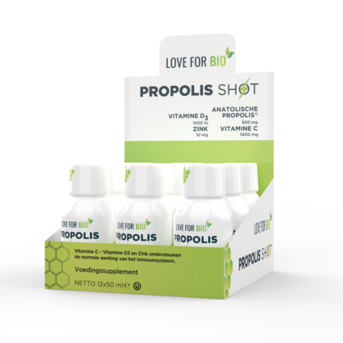 Propolis shot zinc + vitamine c en D3 deal